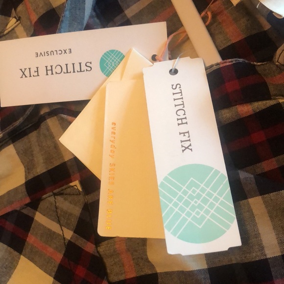 New! Plaid Cotton Button Down - Picture 10 of 11